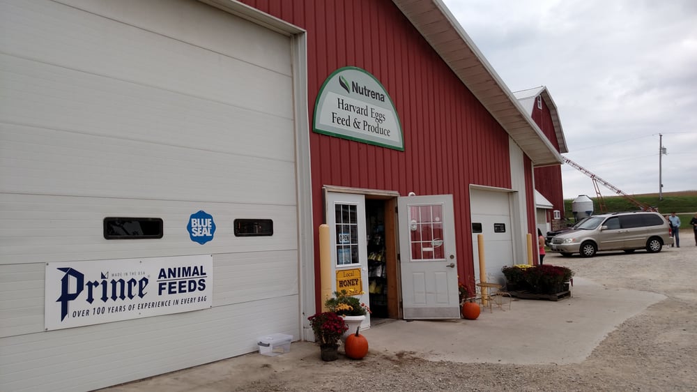 HARVARD EGGS FEED & PRODUCE Updated September 2024 17205 McGuire Rd