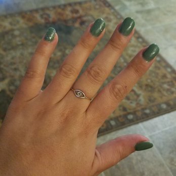 Vip Natural Nails - Sage green and glitter for my squoval nails. Thank you, Pam. VIP Natural Nails is the best! - Nail Salons Near Me - Happy Valley, Oregon Vip Natural Nails - Sage green and glitter for my squoval nails. Thank you, Pam. VIP Natural Nails is the best! - Nail Salons Near Me - Happy Valley, Oregon