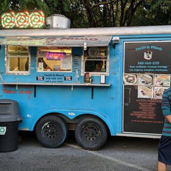 Tacos El Primo - a man standing in front of a food truck - Mexican Near Me - Harrisonburg, Virginia Tacos El Primo - a man standing in front of a food truck - Mexican Near Me - Harrisonburg, Virginia