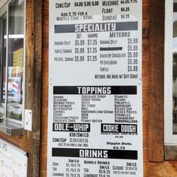 The Big Dipper - Menu April 2024
