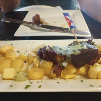 Cuba 1958 - This is the fried pork appetizer now the pork was damn good I didn't care for the potatoes though but the pork was really damn good - Cuban Near Me - Sarasota, Florida Cuba 1958 - This is the fried pork appetizer now the pork was damn good I didn't care for the potatoes though but the pork was really damn good - Cuban Near Me - Sarasota, Florida