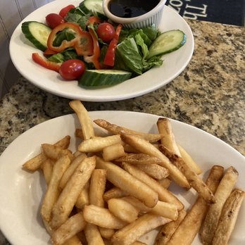 The Cozy Grill - Side of fries and garden salad - Breakfast & Brunch Near Me - Warwick, Rhode Island The Cozy Grill - Side of fries and garden salad - Breakfast & Brunch Near Me - Warwick, Rhode Island