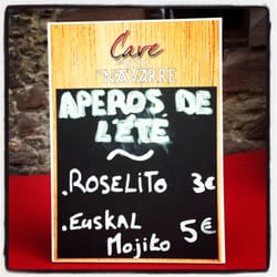 Cave des Etats de Navarre - Make sure to have Olivier make you a Basque Mojito - made with wine au lieu of rum!