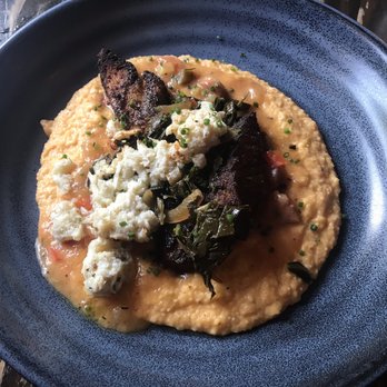 Dovetail - Grouper filet with grits - Southern Near Me - Macon, Georgia Dovetail - Grouper filet with grits - Southern Near Me - Macon, Georgia