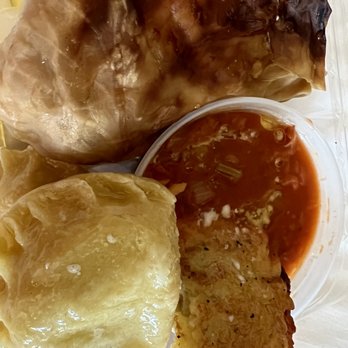 Hubert's Polish Kitchen - Pierogis...stuffed cabbage...potato pancake. ALL SUPERB! I'll be back to try more!  Gotabki - Cabbage Rolls - Polish Near Me - Columbus, Ohio