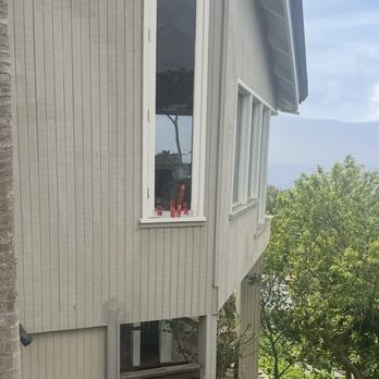 OC Window Restoration - The outside of the 9' window two stories up. - Windows Installation Near Me - Lake Forest, California