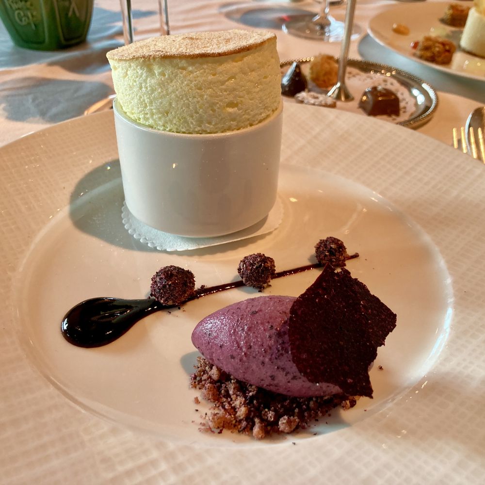 The River Café - The lemon souffle. Perfect portion for one; enough to share a bite... But only one! - New American Near Me - Brooklyn, New York The River Café - The lemon souffle. Perfect portion for one; enough to share a bite... But only one! - New American Near Me - Brooklyn, New York