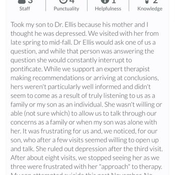 Ellis Elizabeth M PHD - An example of her lack of care for her clients. - Doctors Near Me - Duluth, Georgia Ellis Elizabeth M PHD - An example of her lack of care for her clients. - Doctors Near Me - Duluth, Georgia