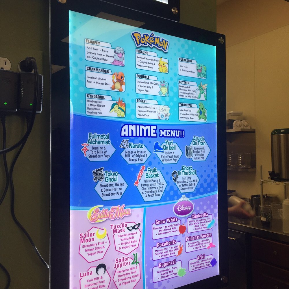 Tea Talk - Pokémon, anime, sailor moon, and Disney teas! - Bubble Tea Near Me - Poughkeepsie, New York Tea Talk - Pokémon, anime, sailor moon, and Disney teas! - Bubble Tea Near Me - Poughkeepsie, New York