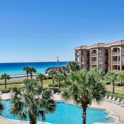 Newman-Dailey Resort Properties - Mediterranea in Miramar Beach features a resort-style pool with views of the Gulf just steps from the beach & Pompano Joe's Restaurant.