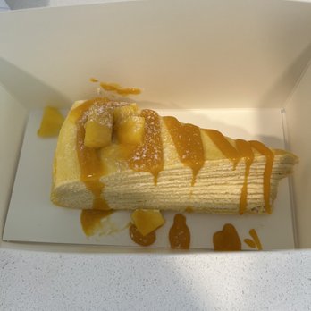 Mango Mango Dessert - Mango Mille crepe cake - Desserts Near Me - Cleveland, Ohio Mango Mango Dessert - Mango Mille crepe cake - Desserts Near Me - Cleveland, Ohio