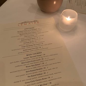 Lemaire Restaurant - New American Near Me - Richmond, Virginia