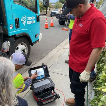 Zoom Drain SD North County - Camera inspection showed that the drain was clogged with tree roots! - Plumbing Near Me - Escondido, California Zoom Drain SD North County - Camera inspection showed that the drain was clogged with tree roots! - Plumbing Near Me - Escondido, California
