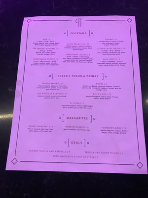 Menu photo 8 Pilcrow Cocktail Cellar Birmingham, AL