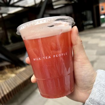 Milk Tea People - Strawberry Jasmine Fresca - Tea Rooms Near Me - Denver, Colorado