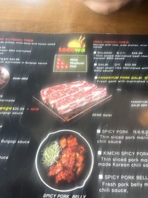 Menu photo 1 Tacowa Boca Raton, FL