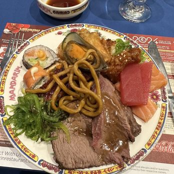 Mandarin Restaurant - Plate full of food - Chinese Near Me - North York, Ontario