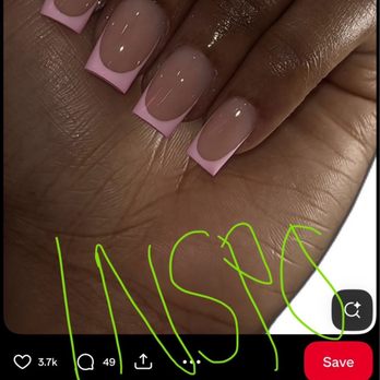Anthony Vince' Nail Spa - Inspo pic that was shown - Nail Salons Near Me - Montgomery, Alabama Anthony Vince' Nail Spa - Inspo pic that was shown - Nail Salons Near Me - Montgomery, Alabama