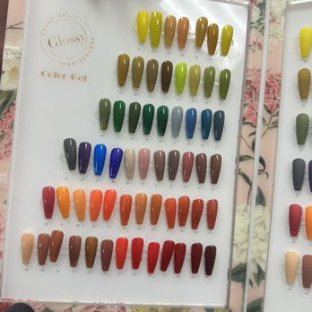 Tranquility Nails - Gel color options - Nail Salons Near Me - Killeen, Texas