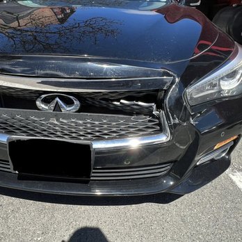 John's Auto Body - Damaged front end of car - Auto Repair Near Me - Dedham, Massachusetts