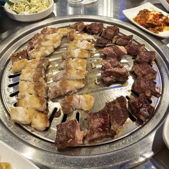 Ham Ji Bak Korean BBQ - 함지박 돼지갈비 BBQ - Pork & Beef combo BBQ - Korean Near Me - Carrollton, Texas