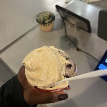 Sweet Action - Salted butterscotch & milk & cookies - Ice Cream & Frozen Yogurt Near Me - Denver, Colorado