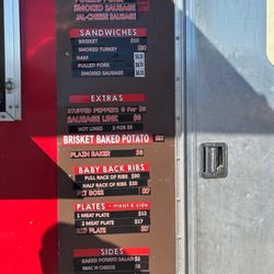 Daddy Bob's Smokewagon - Menu and prices as of January 17, 2024