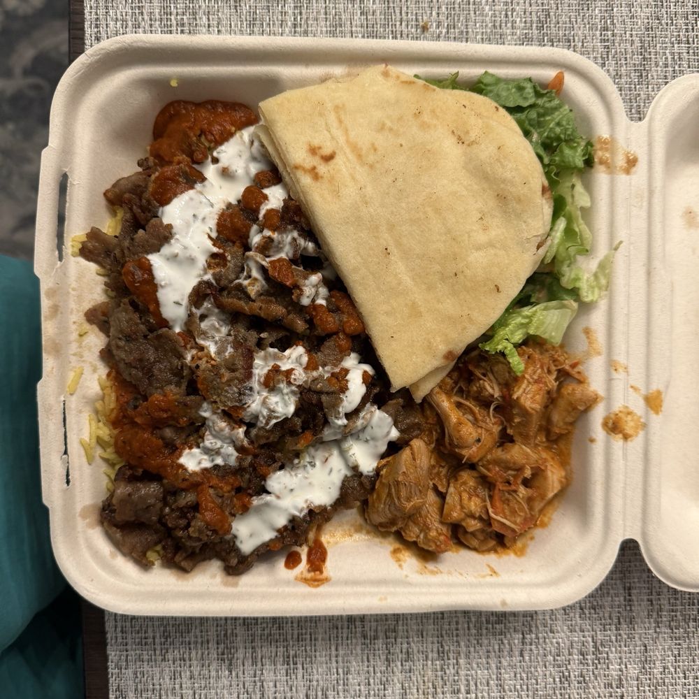 Box'd Kitchen - Lamb Over Rice & Salad - Mediterranean Near Me - Vienna, Virginia Box'd Kitchen - Lamb Over Rice & Salad - Mediterranean Near Me - Vienna, Virginia