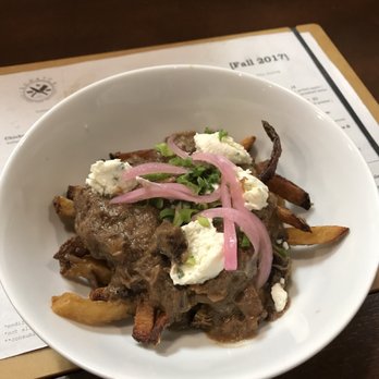 Scratch Kitchen - Poutine - Beef Short Rib Gravy | Boursin Fall 2017 Menu - Breakfast & Brunch Near Me - Honolulu, Hawaii
