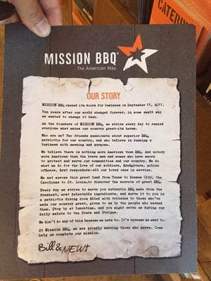 Menu photo 4 Mission BBQ Greenbelt, MD