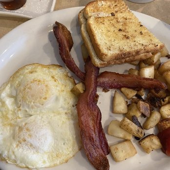 Bread and Butters Eatery - Eggs, bacon from my key lime combo meal - Breakfast & Brunch Near Me - Parker, Colorado