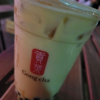 Gong Cha - Earl gray with boba - Coffee & Tea Near Me - Cerritos, California