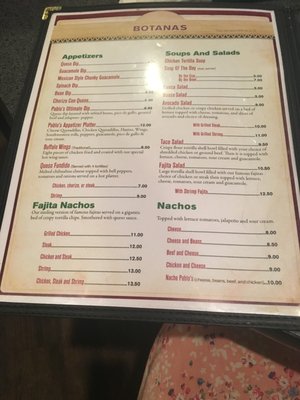 Menu photo 3 Pablo's Restaurante & Cantina Birmingham, AL Menu photo 3 Pablo's Restaurante & Cantina Birmingham, AL
