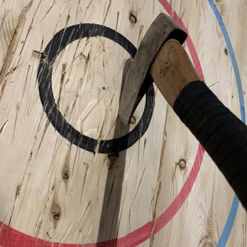 Rage - Bullseye!! - Axe Throwing Near Me - Montreal, Quebec
