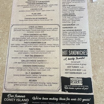 Theo's Restaurant - Menu 1 (11/23/2022) - Barbeque Near Me - Cambridge, Ohio Theo's Restaurant - Menu 1 (11/23/2022) - Barbeque Near Me - Cambridge, Ohio