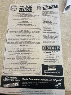 Menu photo 6 Theo's Restaurant Cambridge, OH Menu photo 6 Theo's Restaurant Cambridge, OH