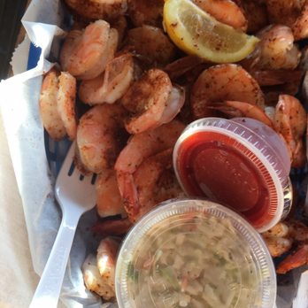 The Blue Gator - Steamed shrimp but they just pour the old bay on top of it. Not very good - Seafood Near Me - Dunnellon, Florida
