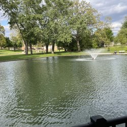 Price Park - Pond, fountain and gazebo
