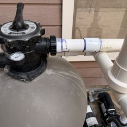 Pool Sweep - Upgrading pvc to high pressure temp unions to make future work on your system a breeze!