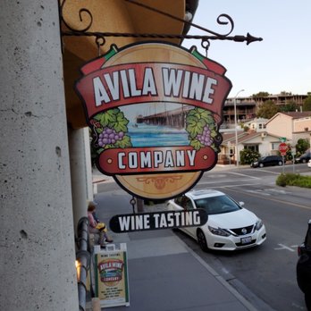 Avila Wine and Roasting - a sign for a wine tasting - Beer, Wine & Spirits Near Me - Avila Beach, California Avila Wine and Roasting - a sign for a wine tasting - Beer, Wine & Spirits Near Me - Avila Beach, California