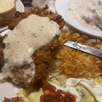 Country Pride - Country fried steak, scrambled eggs, biscuits and gravy. Don't judge me. It was too good! - Comfort Food Near Me - Willcox, Arizona Country Pride - Country fried steak, scrambled eggs, biscuits and gravy. Don't judge me. It was too good! - Comfort Food Near Me - Willcox, Arizona