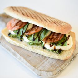 Flor De Lima Farms - Pesto Caprese Panini.