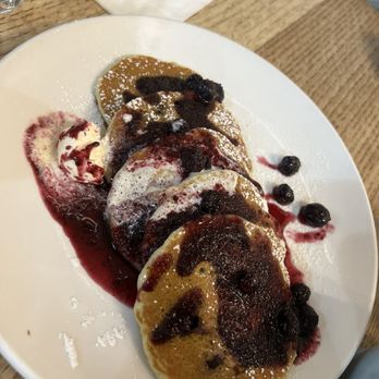 Original Pancake House - Blueberry  Buttermilk Short Stack - Breakfast & Brunch Near Me - Edgewater, New Jersey