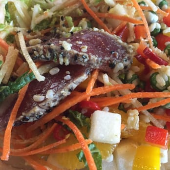 Rasa - Asian Chopped Salad with Seared Tuna (2 slices) for $16 - delivery. - Canadian (New) Near Me - Toronto, Ontario Rasa - Asian Chopped Salad with Seared Tuna (2 slices) for $16 - delivery. - Canadian (New) Near Me - Toronto, Ontario