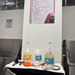 Tractor Supply - Shampoo provided at dog washing station