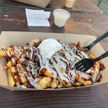 Thompson Brewing - Brisket fries - American Near Me - Riverside, California