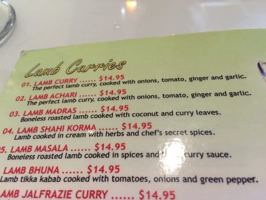 Menu photo 3 Taste of India Brookfield, WI