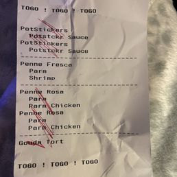 Our order