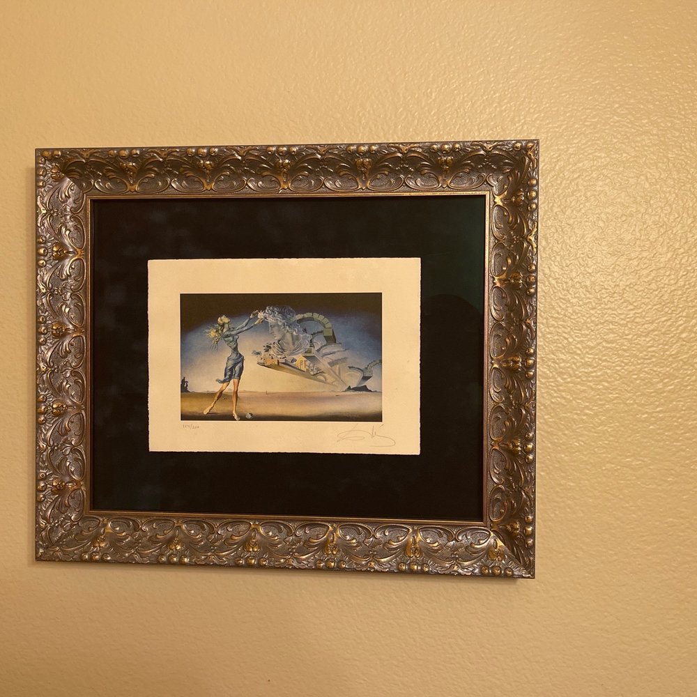 Solana Beach Art & Frame - Nice job floating this to show off the deckled edge! - Framing Near Me - Solana Beach, California Solana Beach Art & Frame - Nice job floating this to show off the deckled edge! - Framing Near Me - Solana Beach, California