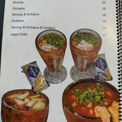 The Pier - Cocktail menu
